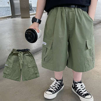 【90-140cm】2色選べる韓国風 ファッション 無地 シンプル カジュアル 夏 男の子 ボトムス